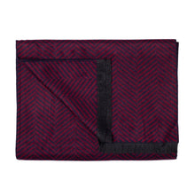 Swole Panda Bamboo Scarf - Red Herringbone fabric