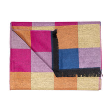 Swole Panda Bamboo Scarf - Multi-coloured Check 3