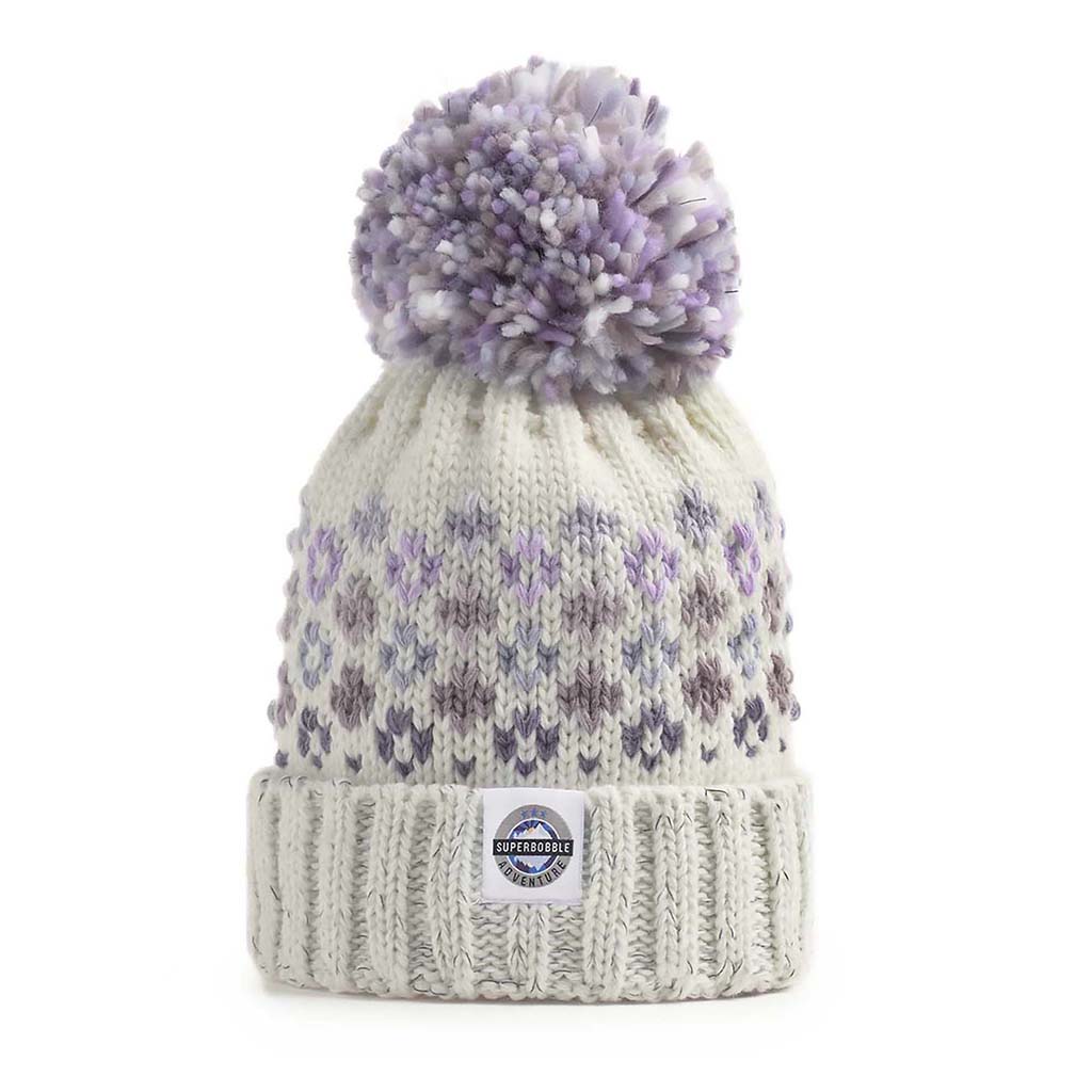 Superbobble Bobble Hat - Snowfall Nordic Reflective
