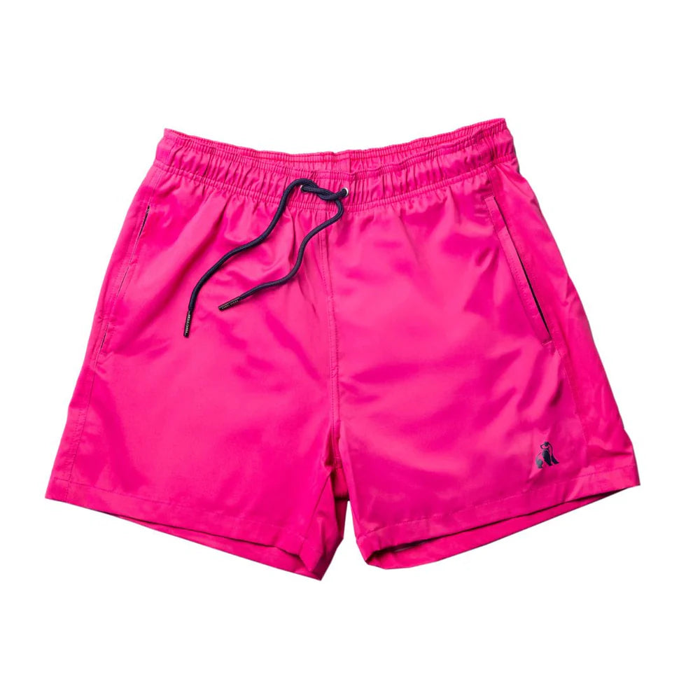 Swole Panda HydroMotion Swim Shorts - Pink front