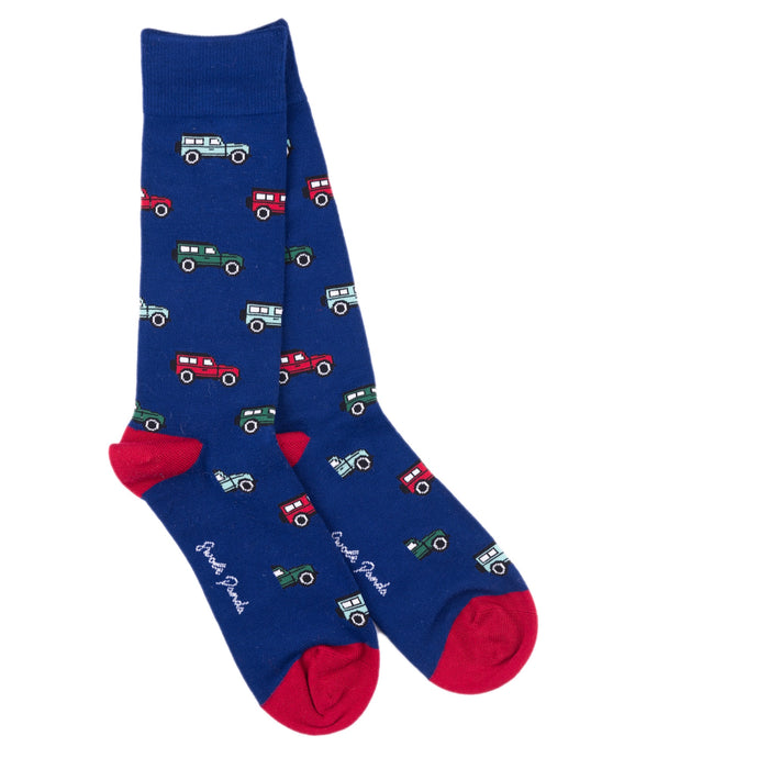 Swole Panda Block Stripe Bamboo Socks - 4x4 Off Roader