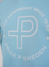 Pelle P Mens Circle Logo T-shirt - Cerulean Blue