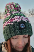 Superbobble Bobble Hat - Woodland Nordic Reflective close up 2