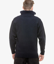 Swanndri Mariner Zip Neck Jumper Navy back
