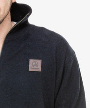 Swanndri Mariner Zip Neck Jumper Navy logo