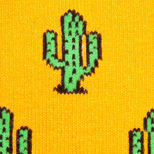Swole Panda Bamboo Socks - Cactus close up