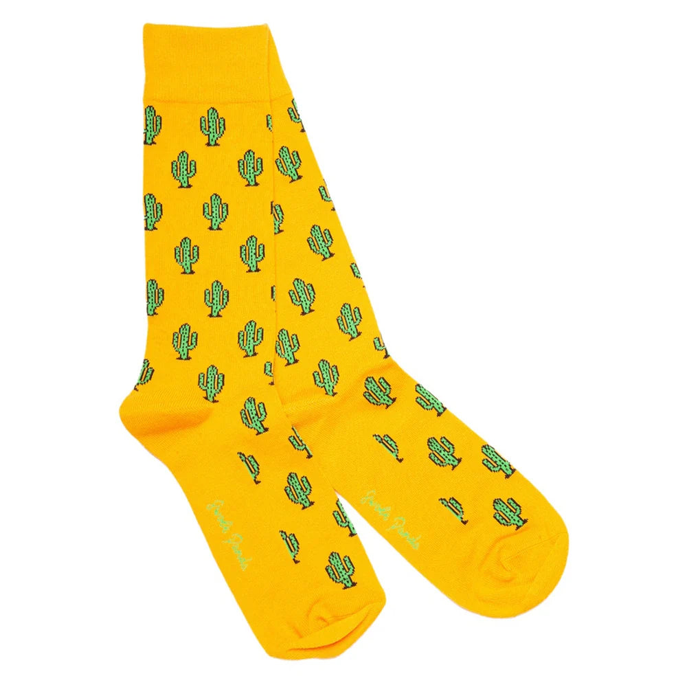 Swole Panda Bamboo Socks - Cactus