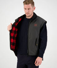 Swanndri Foxton Oil Skin Vest wool lined