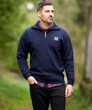 Swanndri Mariner Zip Neck Jumper Navy