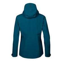 Halti Juonto Womens DrymaxX Nano Waterproof Jacket moroccan blue back