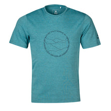 Halti Lehti Mens Trekking T-shirt blue atoll melenge
