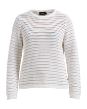 Holebrook Sweden Kelly Crew Neck Jumper - White/Beige