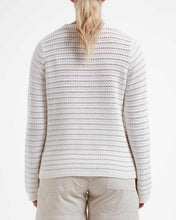 Holebrook Sweden Kelly Crew Neck Jumper - White/Beige