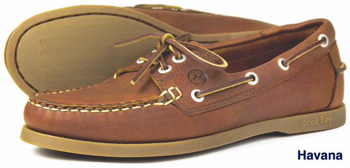 Orca Bay Creek Ladies Nubuck Leather Deck Shoes Havana
