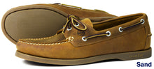 Orca Bay Creek Mens Polished Leather Deck Shoes Sand