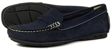 Orca Bay Florence Ladies Suede Loafer Shoes Navy