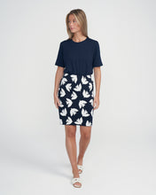 Holebrook Sweden Gry Skirt - Navy/Off-white Birds