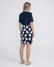 Holebrook Sweden Gry Skirt - Navy/Off-white Birds