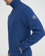 Holebrook Sweden Mans Zip Windproof Jacket dark royal blue collar