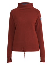 Holebrook Sweden Martina Windproof Sweater maple red front