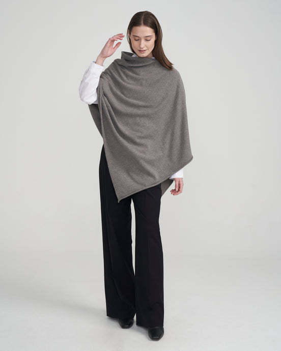 Holebrook Sweden Sofie Poncho taupe
