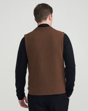 Holebrook Sweden Valdemar Wool Gilet Vest brown back