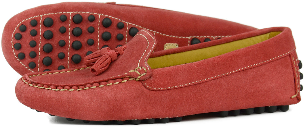 Orca Bay Salcombe Suede Loafers red