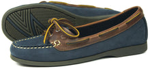 Orca Bay Schooner Ladies Nubuck Leather Deck Shoes Navy