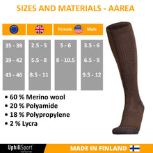 Uphill Aarea 4-Layer Dry-Tech Knee High Merino Socks