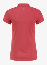 Pelle P Womens Team Polo Shirt raspberry pink back