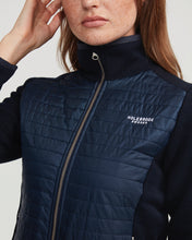 Holebrook Sweden Mimmi Ladies Windproof Cotton Jacket Navy zip
