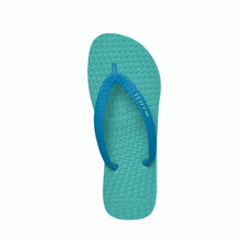 Worzl Rubber Flip Flops Turquoise Blue